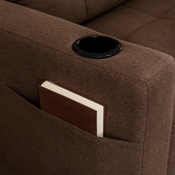 Kreslo JEREMY hnedé