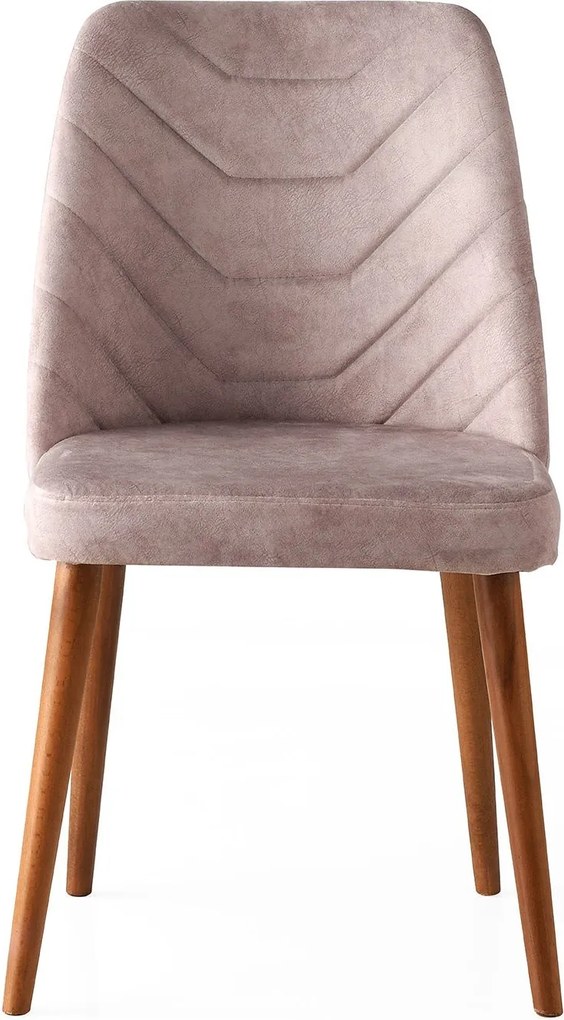 Sada 2 ks jídelních židlí Dallas 555 V2 ořech/béžová