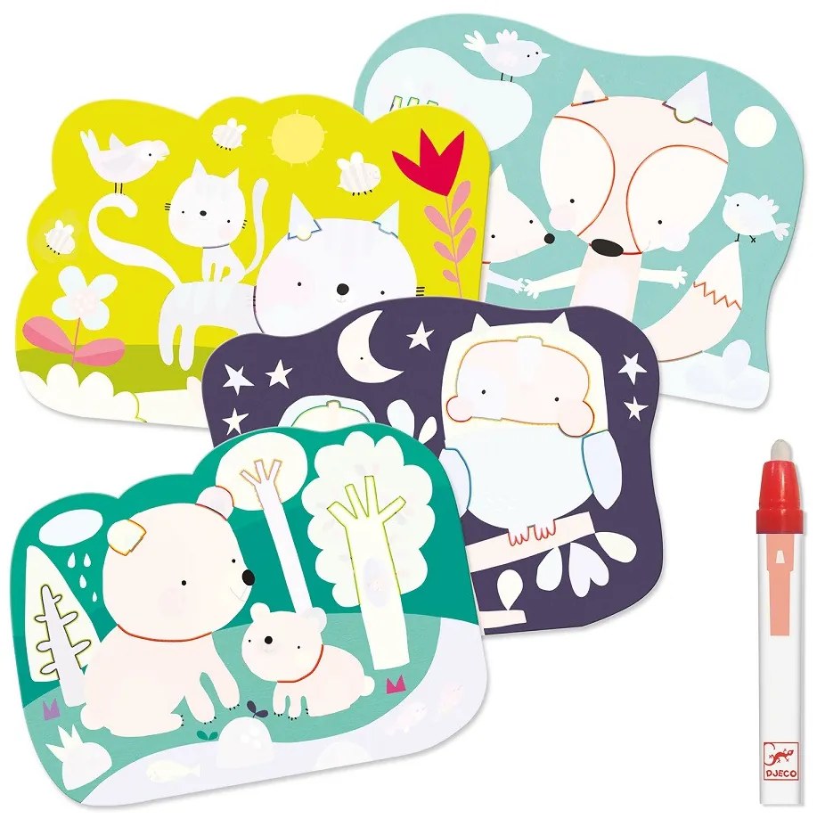 Kúzelné maľovanky – Čo sa skrýva v lese?