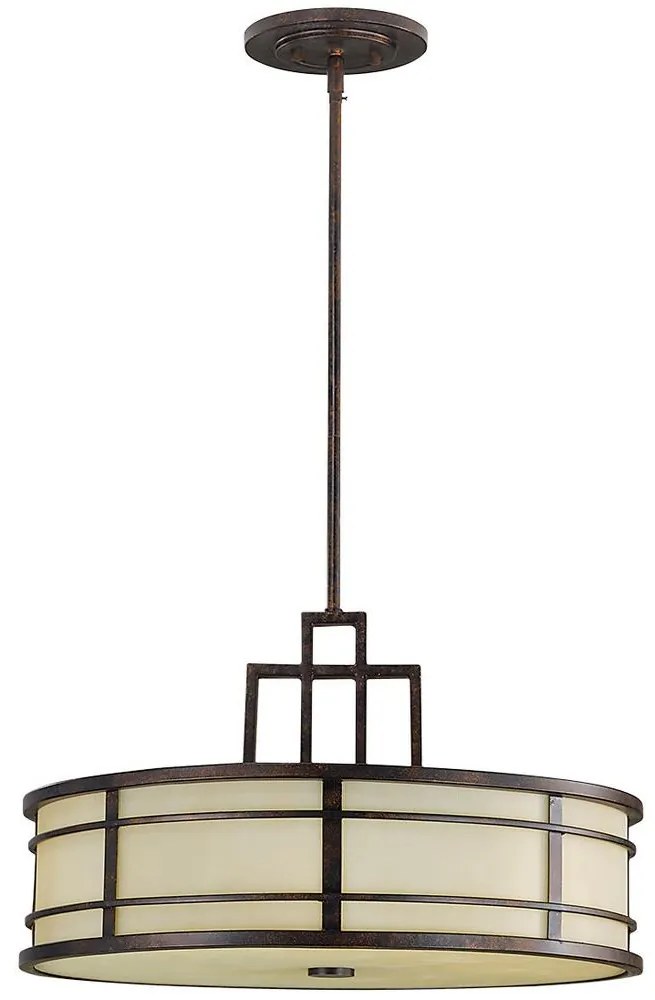 Feiss FE-FUSION-P-L - Luster na tyči FUSION 3xE27/60W/230V