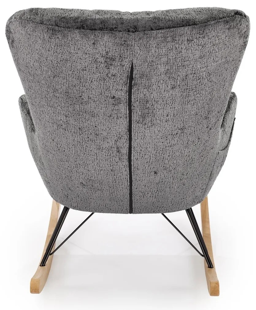 Houpací křeslo CASTRO šedé