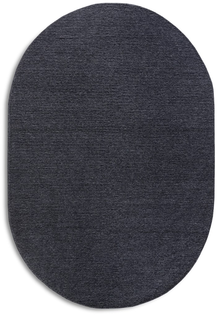 Villeroy & Boch, Kusový koberec Villeroy & Boch 106051 Anthracite ovál, 160x230 ovál, šedá, obývacia izba