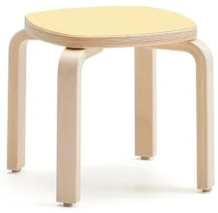 Detská stolička VIDE, laminát - žltá, výška 310 mm