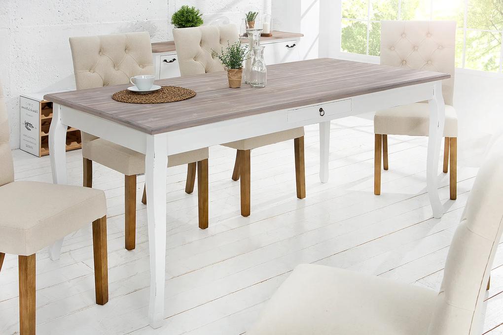 Bighome - Jedálenský stôl MAISEN 180 cm - biela