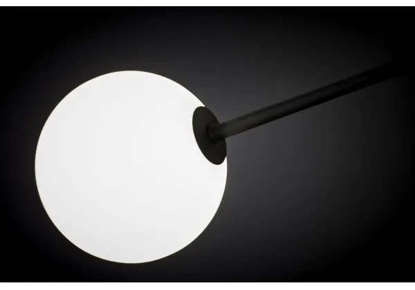 Jupiter 1998 - Luster na tyči MOKA 4xGU10/10W/230V + 4xG9/10W/230V čierna/biela