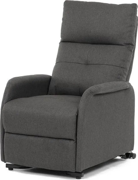 Autronic BONTEC Polohovacie kreslo, elektrické káblové ovládanie, krémová, látka, TV-5482 CRM2 Farba: Šedá