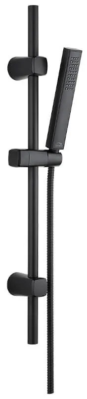 Laveo Pola, sprchový stĺp 70cm s ručnou sprchovou hlavicou, 1-funkcia, čierna matná, LAV-NAP_71A1