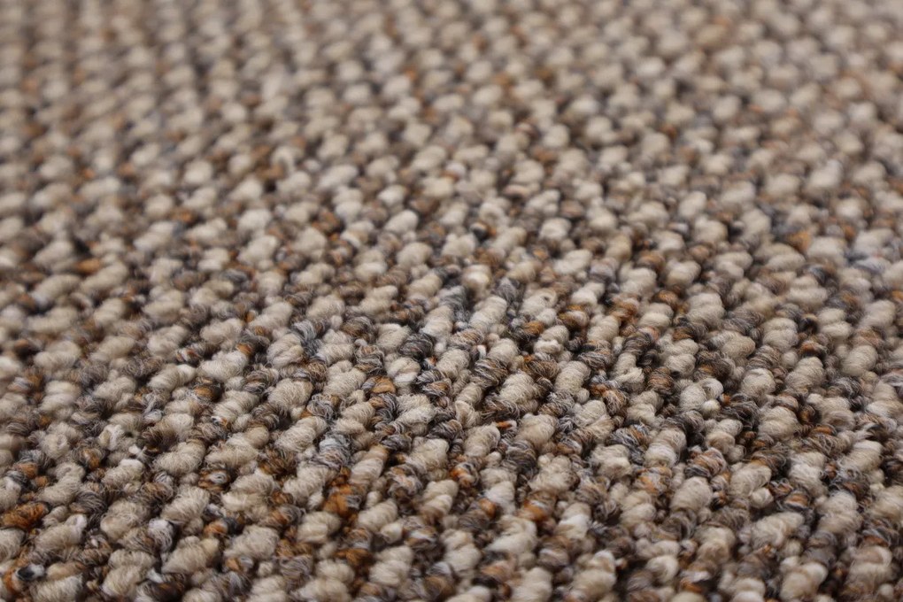 Spoltex, AKCIA: 145x770 cm Metrážny koberec Texas 18 cognac, šíře, hnedá, filc, chodba / predsieň