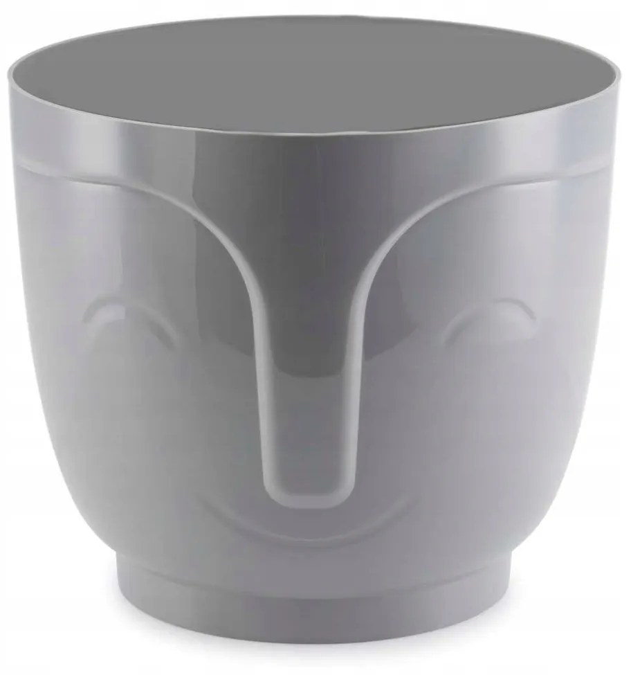 Kvetináč ZOE 14 cm sivý