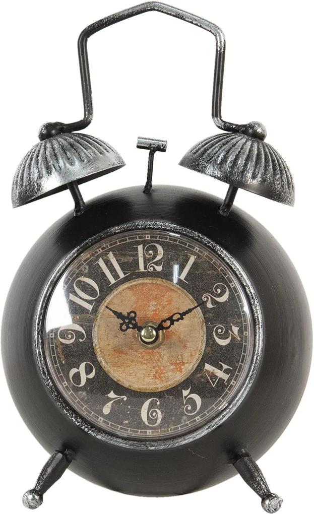 Stolové hodiny v tvare retro budíka - 15 * 7 * 25 cm / 1 * AA