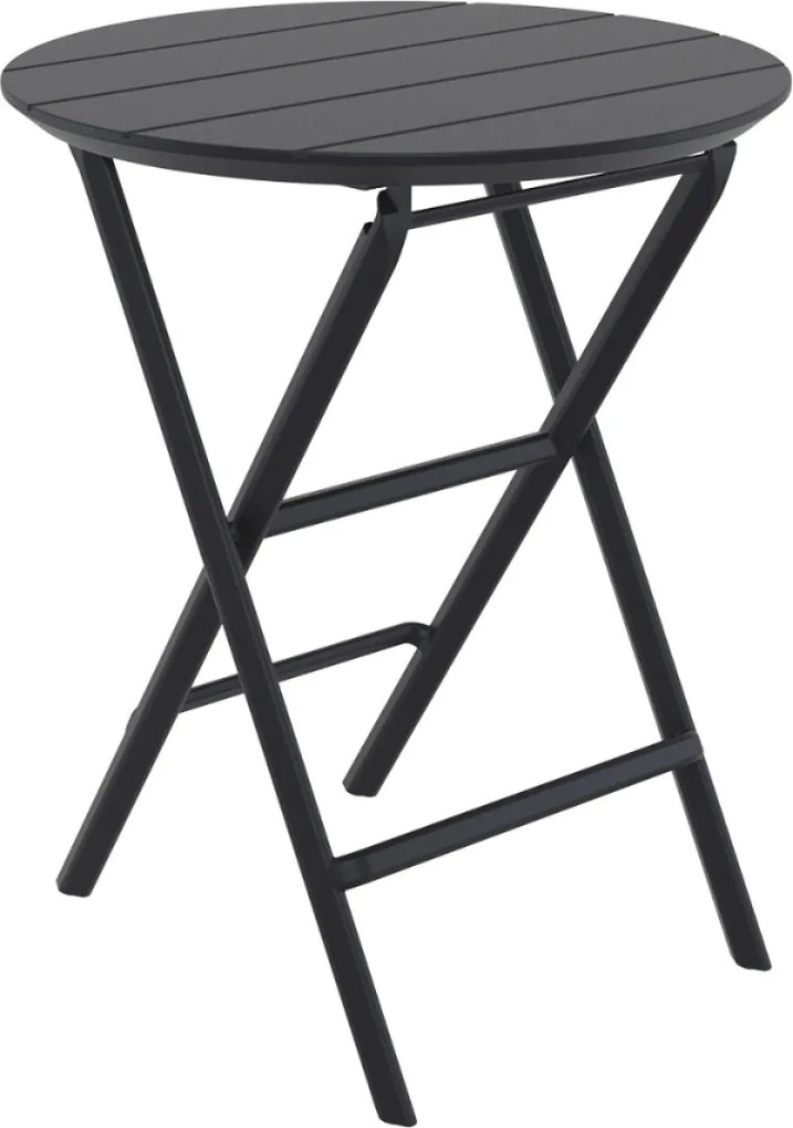 HELEN FOLDING Ø60 sklopný záhradný stôl dark grey