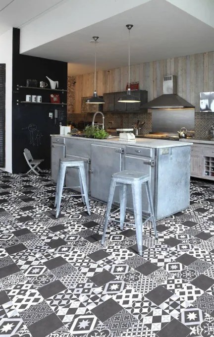 PVC podlaha Plaza Amadora 990D mozaika