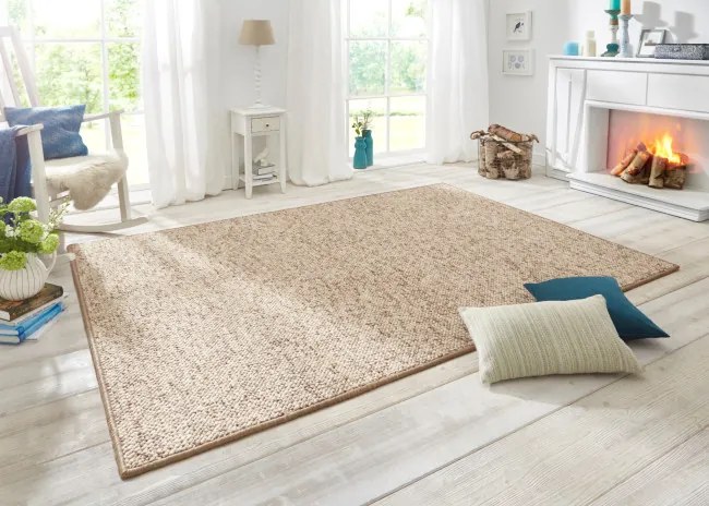 Koberec Hanse Home Wolly béžový / hnedý