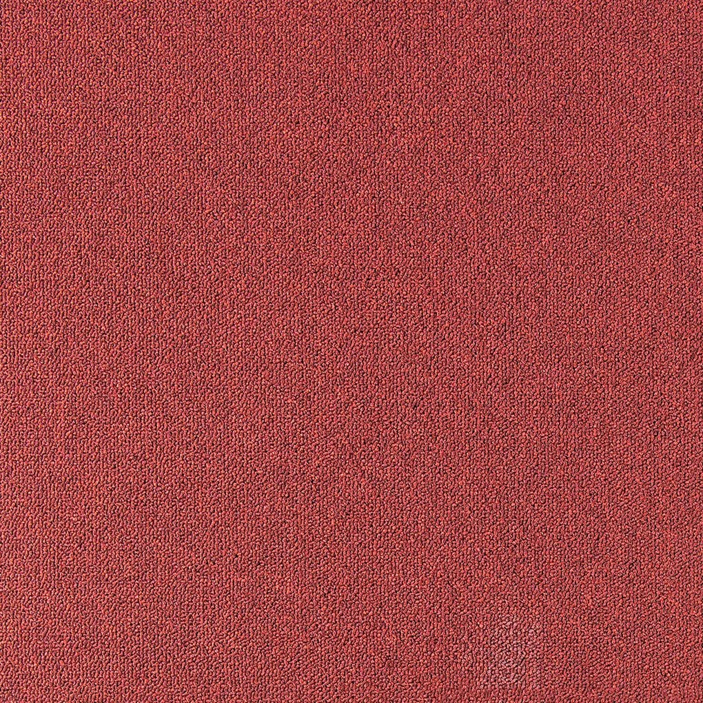 Metrážny koberec Cobalt SDN 64080 - AB červený, záťažový, na mieru, šíře 4m, červená, ab (mriežka), chodba / predsieň, Tapibel