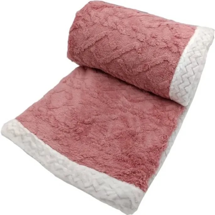 Jahu Baránková deka Island ružová, 150 x 200 cm