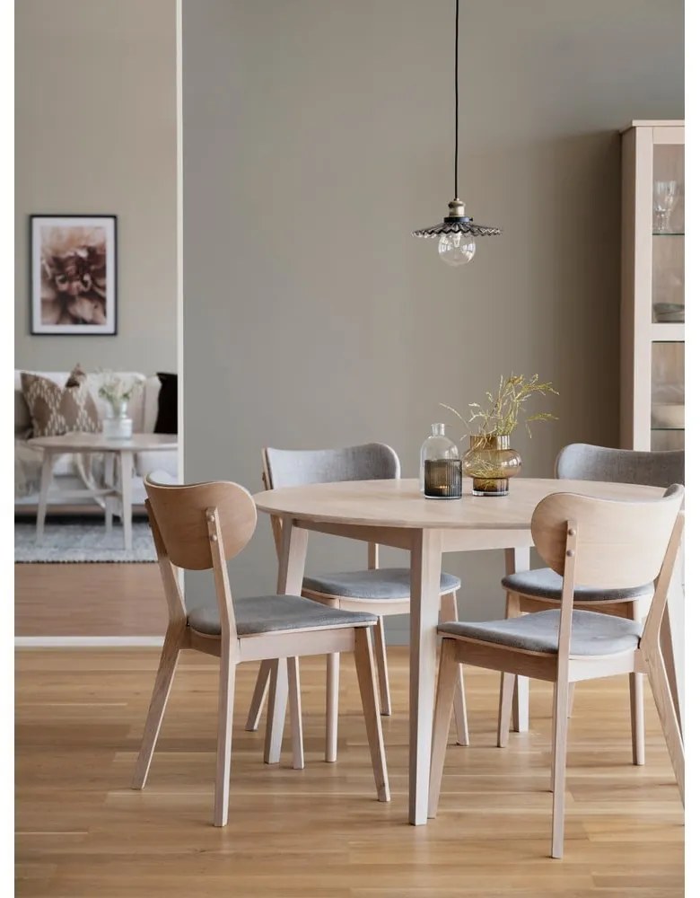 Sivé jedálenské stoličky v súprave 2 ks Kato - Rowico