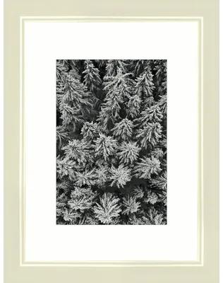 Fotorámik drevený, Modern, krémovo-biely 13x18 cm