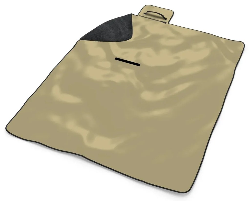 Sablio Plážová deka Žltohnedá: 200x140 cm