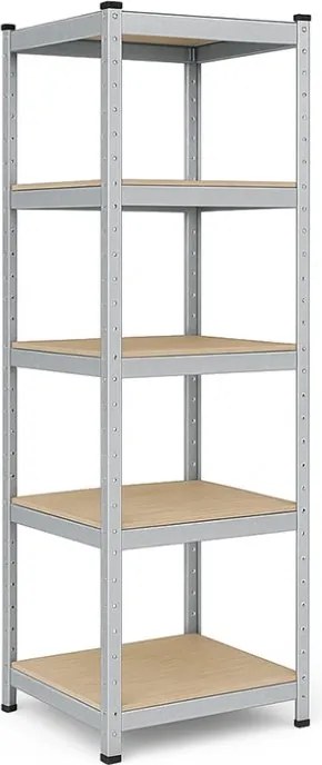 Regál 180x40x40 cm pozinkovaný 5-policový, nosnosť 875 kg - 2ks