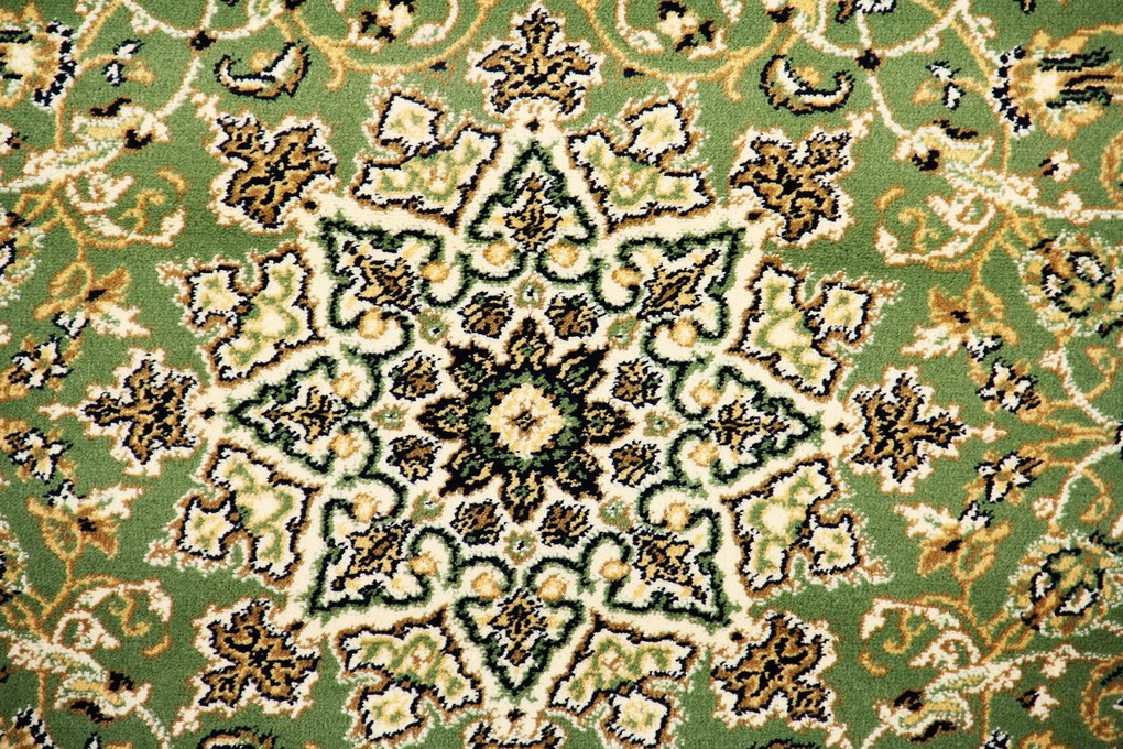 Sintelon, Kusový koberec SOLID 55 APA, 240x340, zelená, chodba / predsieň