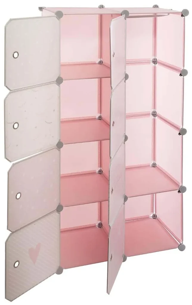 Atmosphera Créateur d'intérieur® Detské úložné skrinky "Hero or Princess" 65x125 cm Farba: Sivá