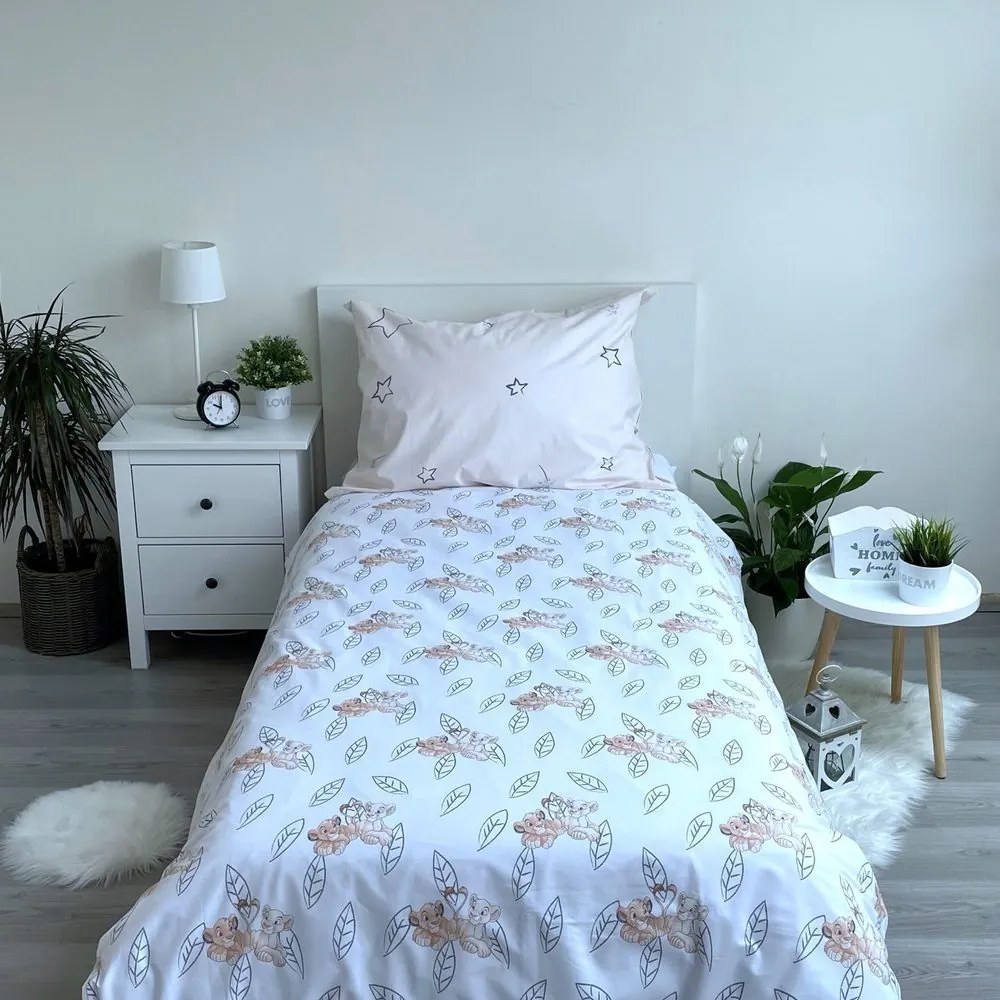 Jerry Fabrics Svietiaca posteľná bielizeň Leví kráľ - 140 x 200 cm / 70 x 90 cm
