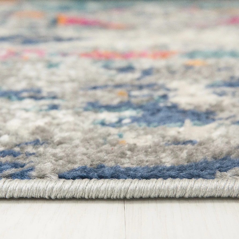 TA Koberec G003A BIELA/TMAVOMODRÁ DENVER FAA Rozmer: 300x400 cm