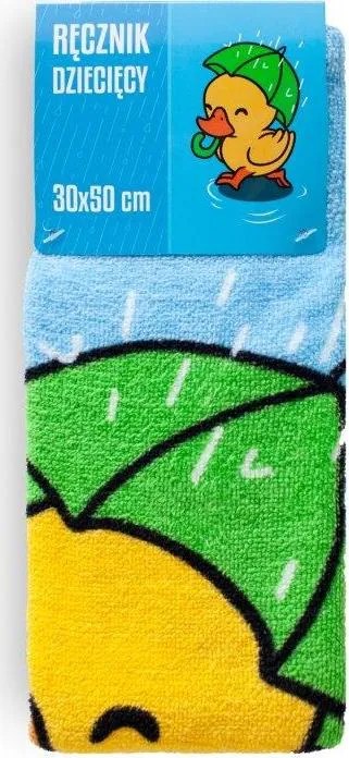 Detský bavlnený uterák ANIMALS 30x50 cm - Kačička