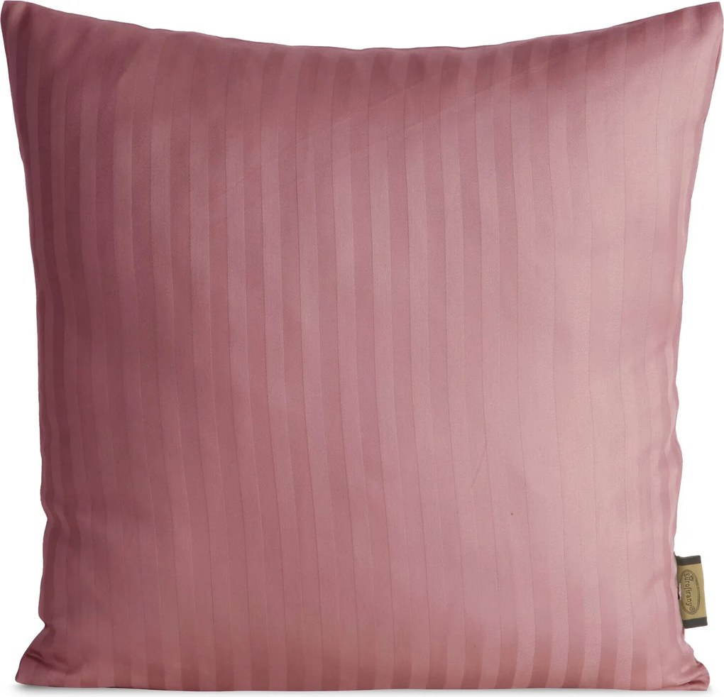 SATÉNOVÁ OBLIEČKA NA VANKÚŠ VERA 40X40 CM PUDROVÁ