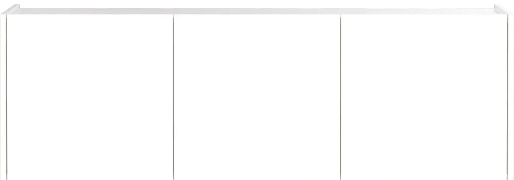 Biely TV stolík 138x45 cm Piana – Germania