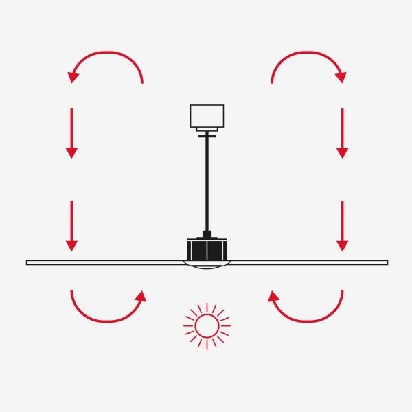 FARO 34372 - Stropný ventilátor MARINE M pr. 125 cm hnedá/čierna IP44 + DO