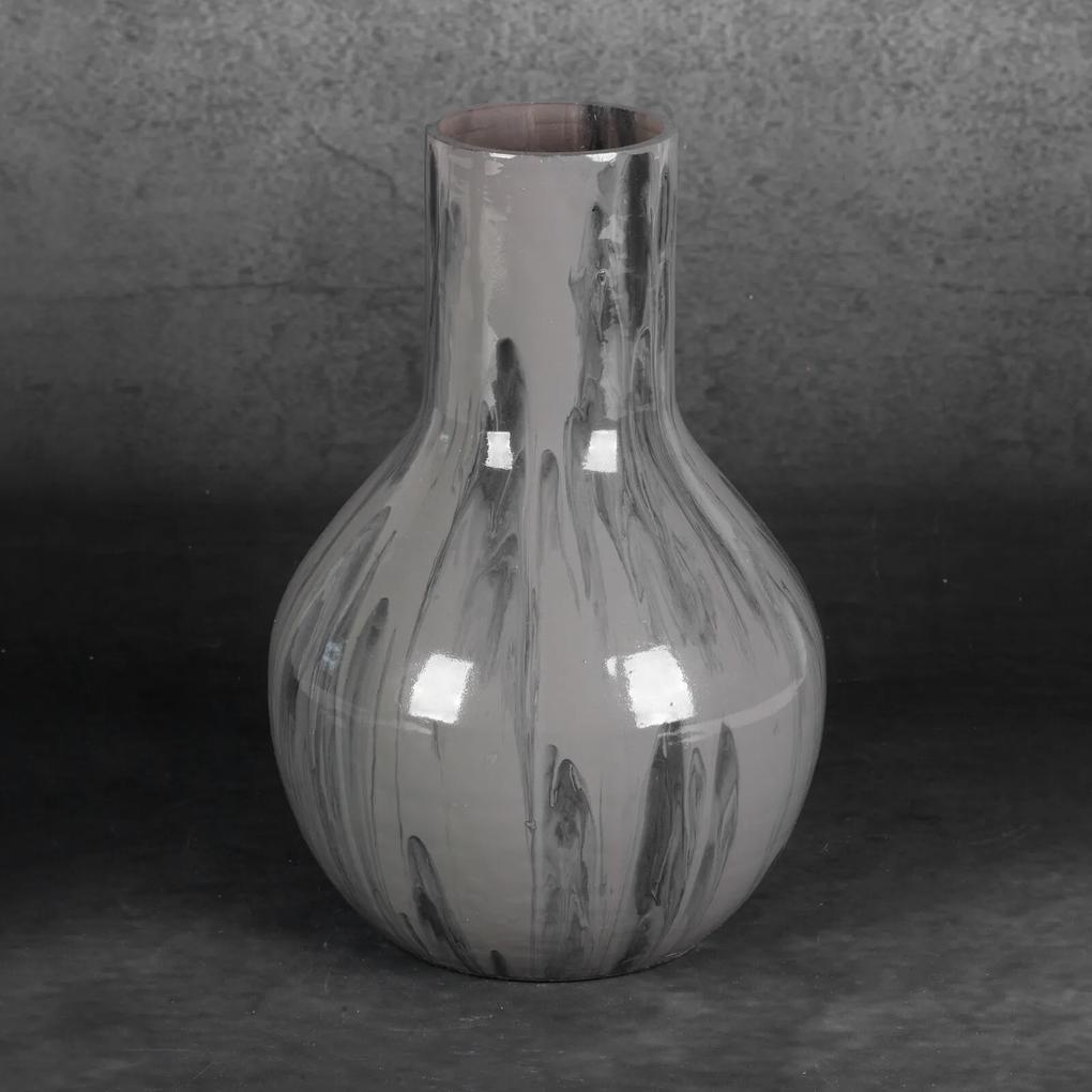 Dekoratívna váza CALEN 18 x 28 CM šedá