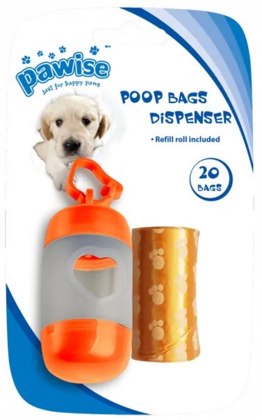 Puzdro na sáčky pre psov s rolkami