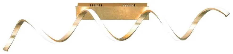 LED Stmievateľné stropné svietidlo RUSSEL LED/32W/230V zlaté