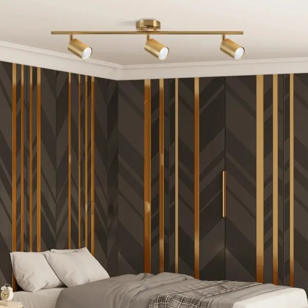 Bodové svietidlo GOLDIE 3xGU10/10W/230V zlaté