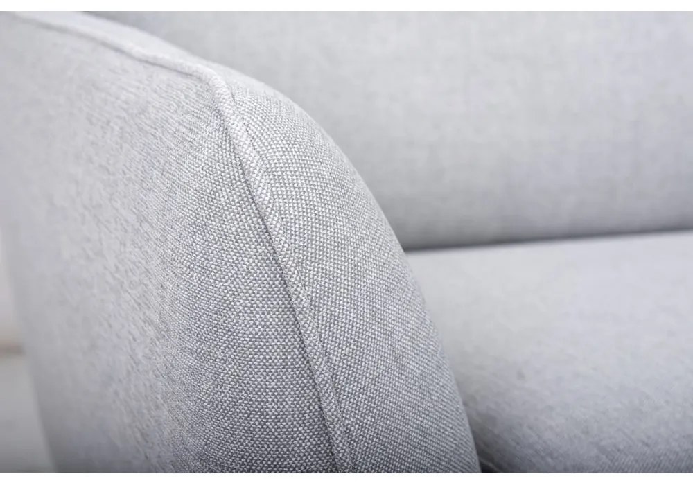 Svetlosivá rohová pohovka (pravý roh) Paris - Scandic