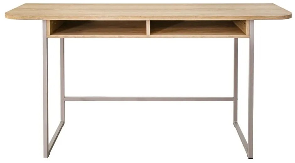 Konzolový stolík v dekore duba v prírodnej farbe 40x140 cm Darlington – Actona