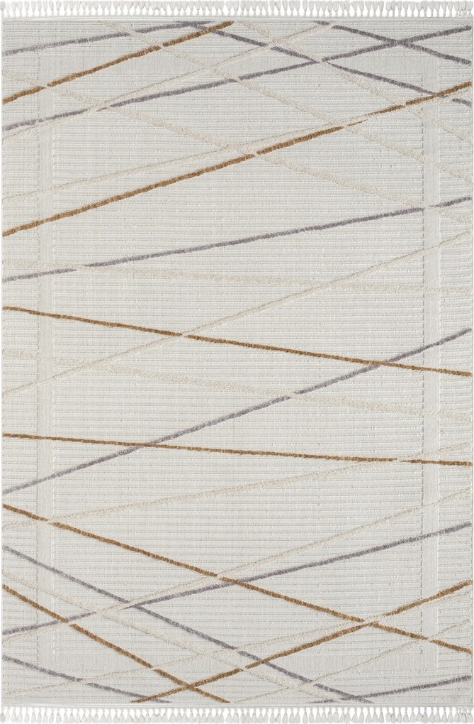 My Flair, Kusový koberec Luana 1 creme, 160x230, biela, chodba / predsieň