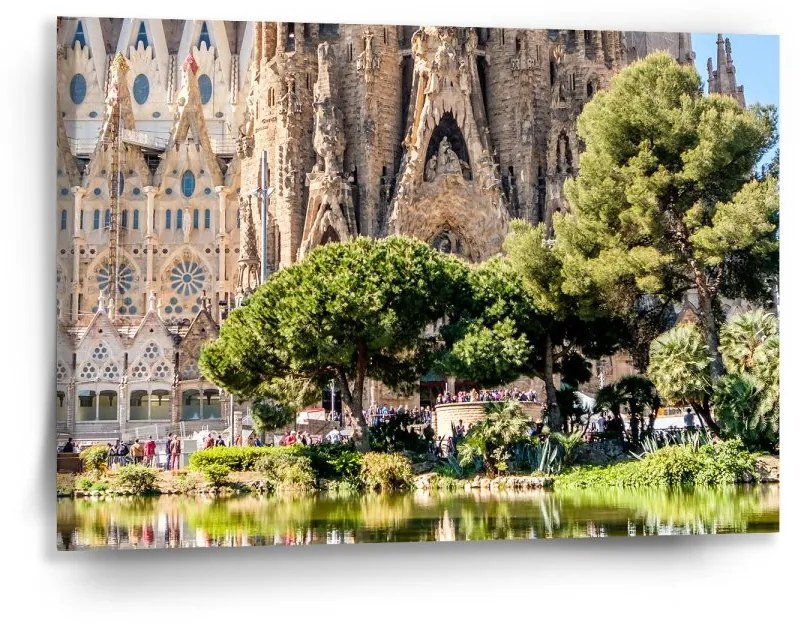 Sablio Obraz Barcelona Sagrada Familia - 90x60 cm