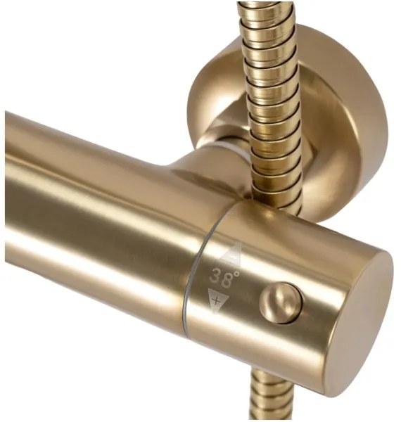 REA-P2323 - Sprchová súprava s termostatickou batériou PAROT brúsené zlato
