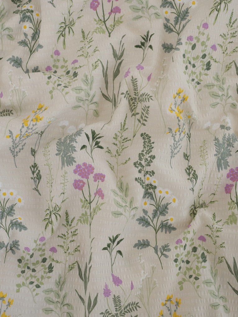 Krepová obliečka na vankúš Renforcé 40 × 40 cm - Bianca béžová