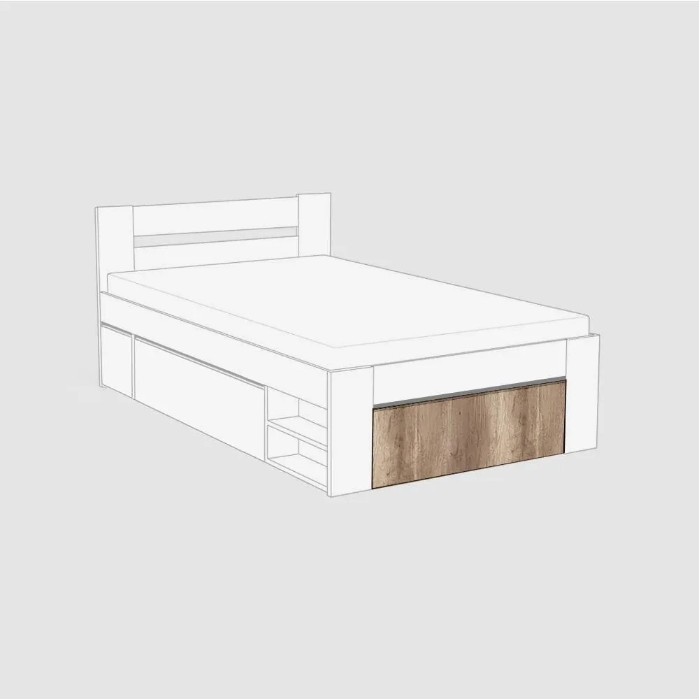 BTC KIRA ČELO 2: 120x200 Varianta: DUB BARDOLíNO