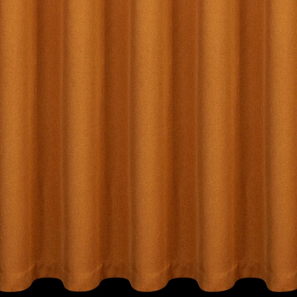 ZÁVES NA PÁSKE OLENA 140X270 CM TEHLOVÁ