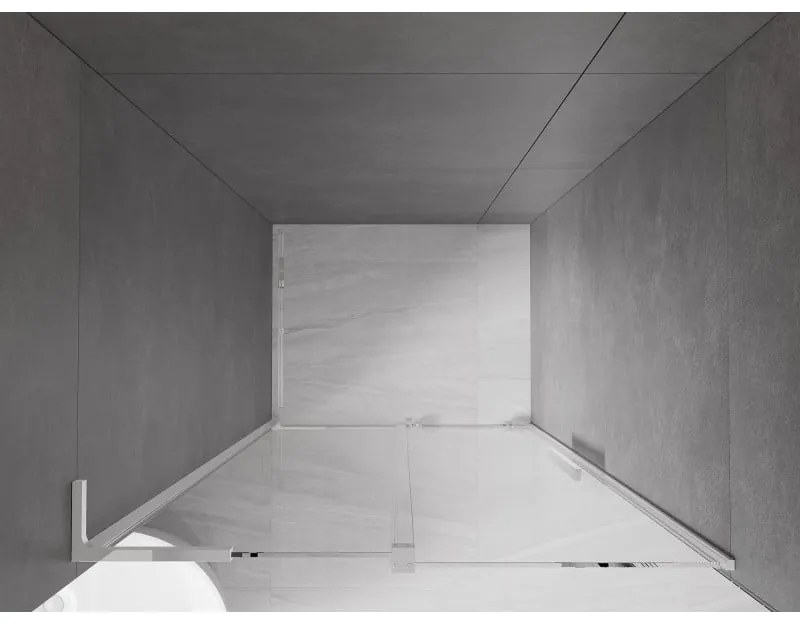 Mexen Velar L, posuvné sprchové dvere do otvoru 120 cm, 8mm číre sklo, chrómová, 871-120-003-01-01