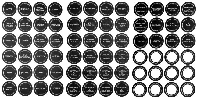 Sada koreničiek ROTOR na otočnom stojane