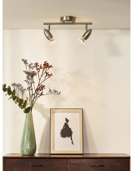 Lucide 13955/10/12 - LED bodové svietidlo CARO-LED 2xGU10/5W/230V chróm