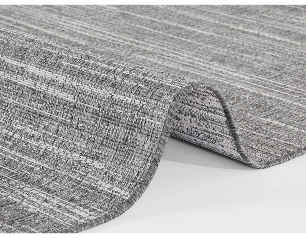 Sivý vonkajší koberec behúň 250x80 cm Gemini - Elle Decoration