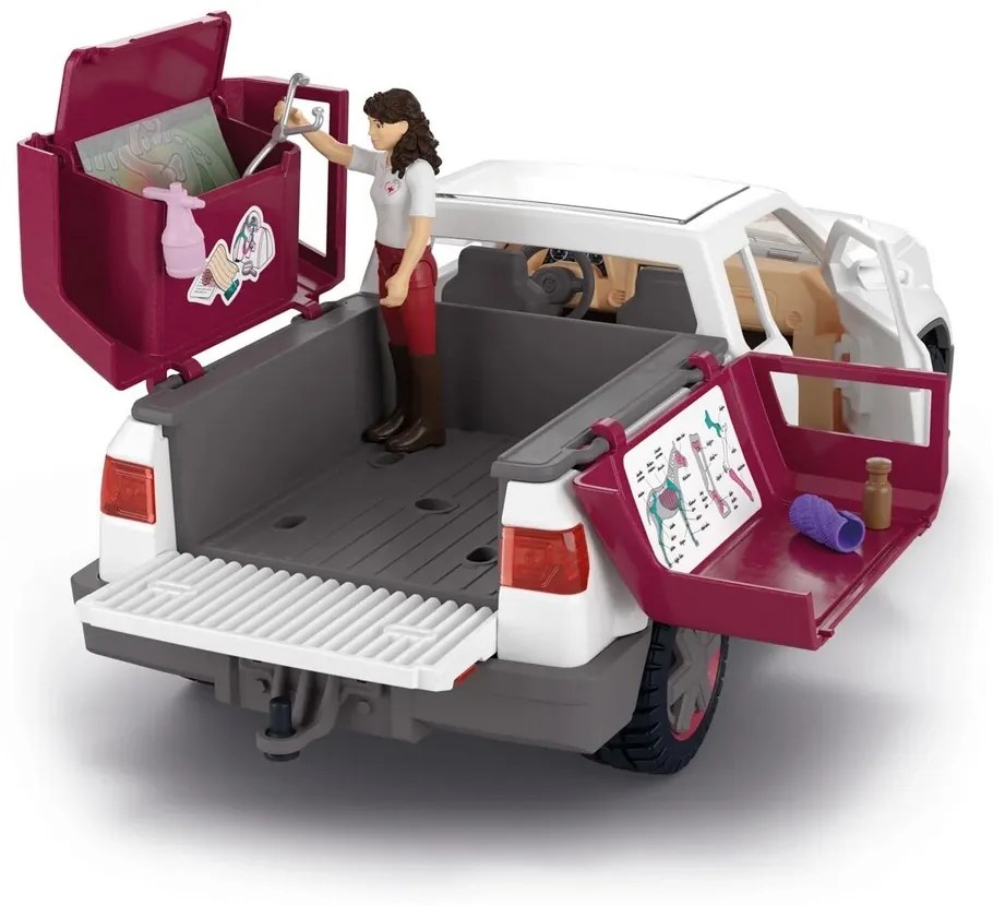 Schleich 42704 Mobilný veterinár s prívesom