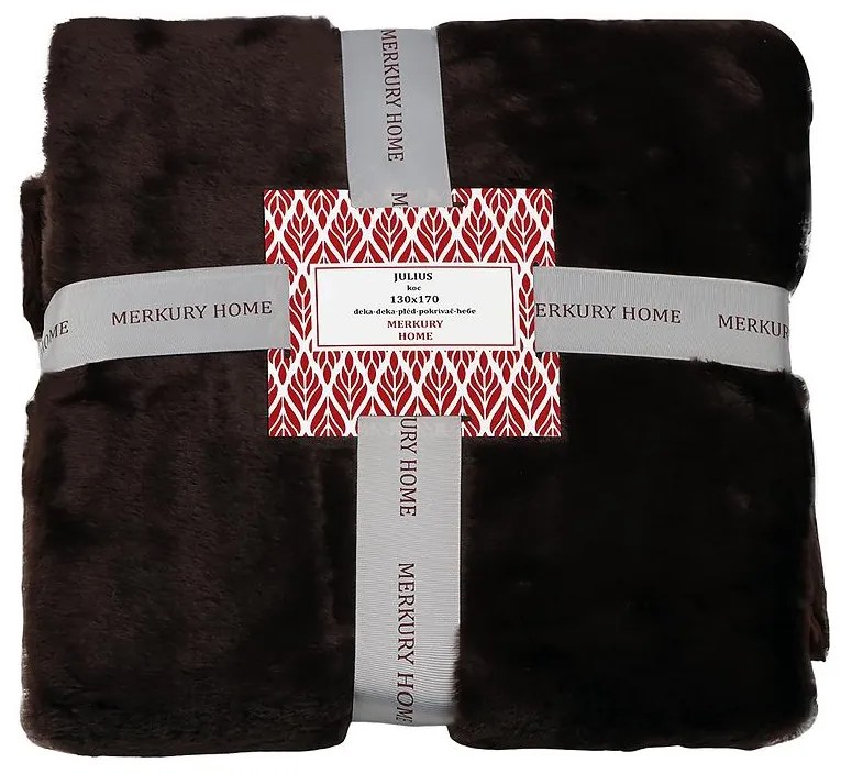 Deka Julius hnedá 130x170 Merkury Home