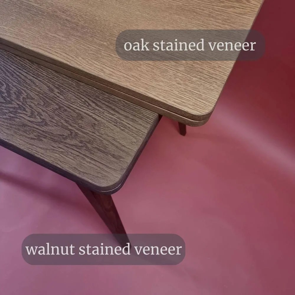 Rozkladací jedálenský stôl s doskou v dekore jaseňového dreva 65x90 cm Envelope – Ragaba